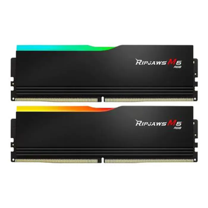 DDR5 96GB (2x48) G.Skill Ripjaws M5 RGB black, 6400MHz, CL32, F5-6400J3239F48GX2-RM5RK