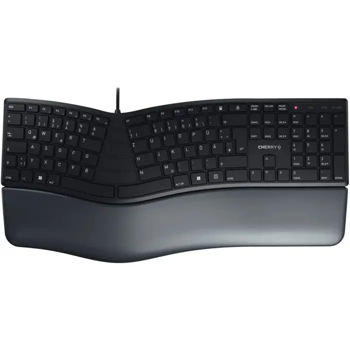 DE layout - CHERRY KC 4500 ERGO, keyboard (black)