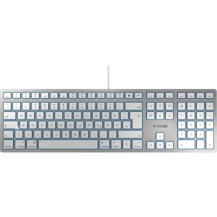 DE Layout - Cherry KC 6000 SLIM FOR MAC DE silver U