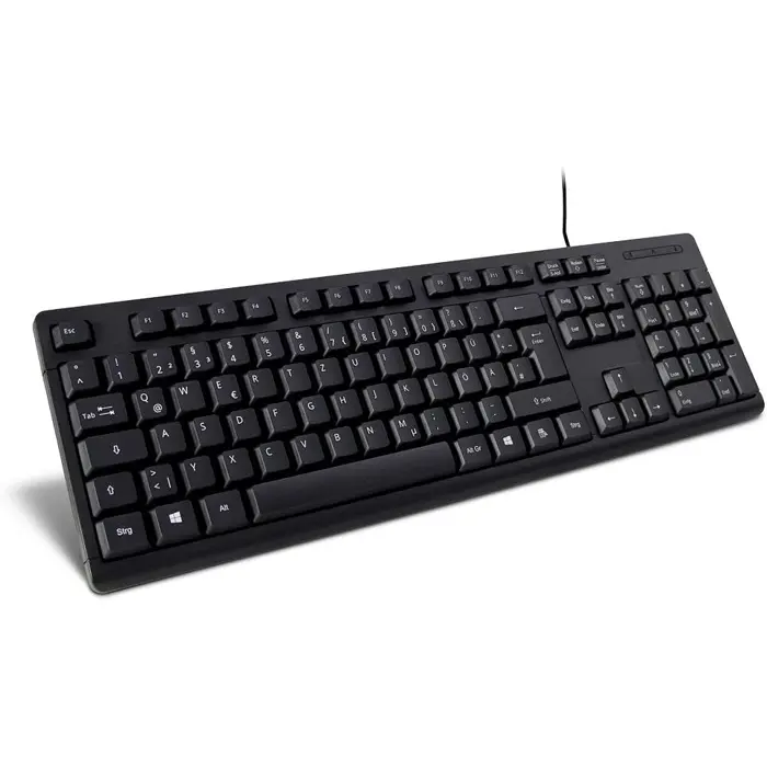 DE layout - Inter-Tech K-118, keyboard (black)