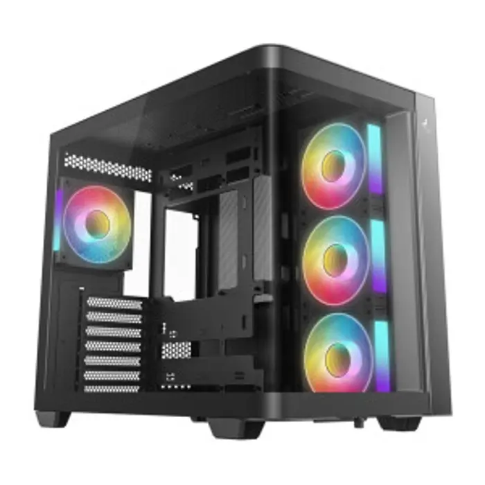 Deepcool CG530U 4F (black, curved glass display case)