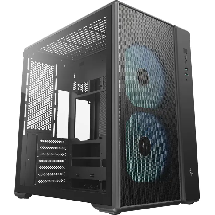 Deepcool CG590 MESH 2F (black, tempered glass)