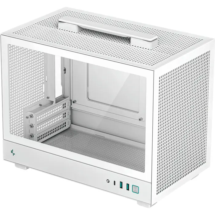 DeepCool CH160 , tower case (white, tempered glass)