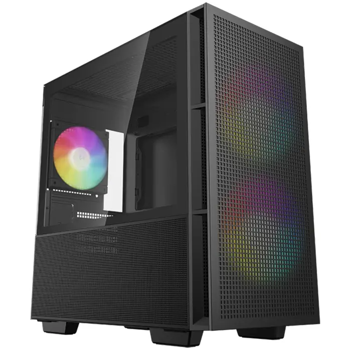 DeepCool CH360 , tower case (black, tempered glass)
