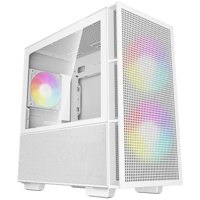 DeepCool CH360 , tower case (white, tempered glass)