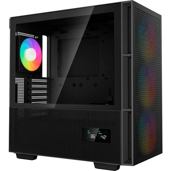 DeepCool CH560 Digital, tower case (black, tempered glass)