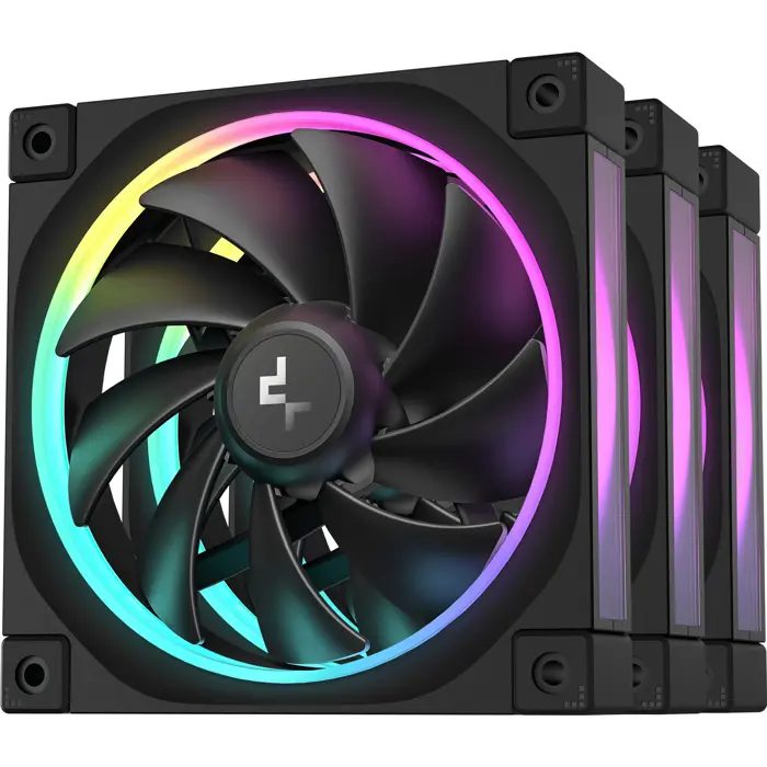 Deepcool FL12 (black, pack of 3, 120 mm)
