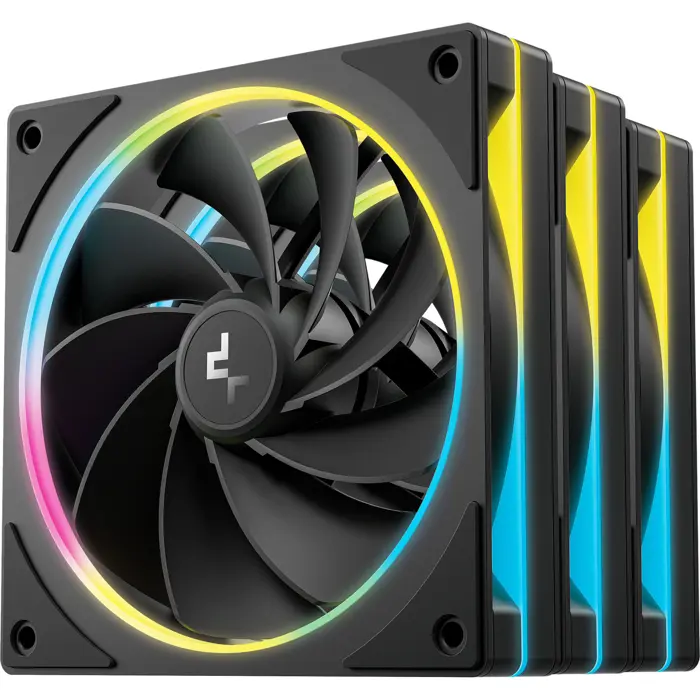 Deepcool FL12R SE 3IN1 (black, reverse pack of 3, 120 mm)