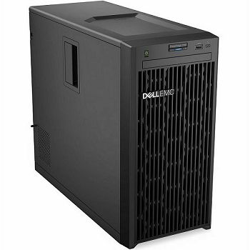 DELL EMC PowerEdge T150, 4x3.5", Intel Xeon E-2314 (2.8GHz, 8MB, 4C/4T, Turbo (65W)), 16GB UDIMM 3200MT/s, 2TB SATA HDD Cabled, PERC H355, iDRAC9 Basic, TPM 2.0 V3, BCM 5720 DP, On-Board LOM, 3Y NBD
