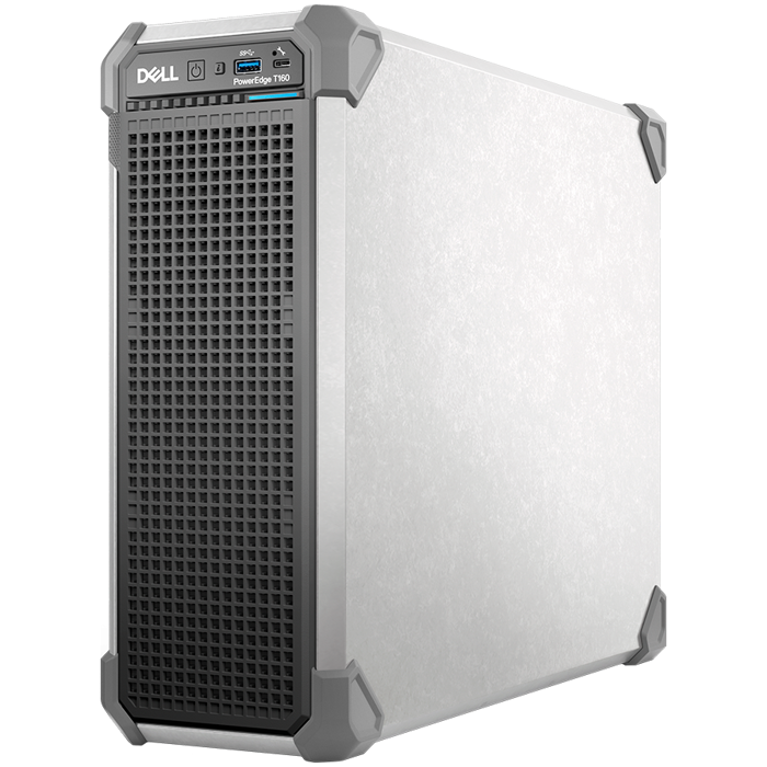 DELL EMC PowerEdge T160, 3x3.5" + 2x2.5", Intel Xeon 6315P (2.8G, 4C/4T, 12MB, Turbo, 55W), 16GB UDIMM 5600MT/s, 2TB HDD SATA 7.2K 3.5", No RAID, No Controller, iDRAC9 Ent, 300W PS Cabled, TPM 2.0 V6,