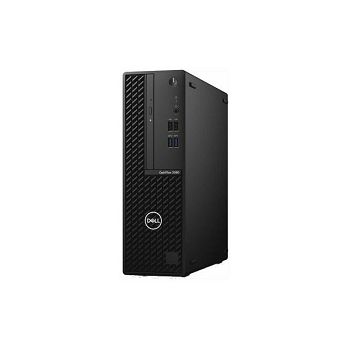 Dell OptiPlex 3000 SFF, Intel Core i5-12500 (6C/18MB/12T/3.0GHz to 4.6GHz/65W), 8GB (1x8GB) DDR4, M.2 256GB PCIe, Intel UHD 770, TPM, Speaker, no WiFi, Mouse/Kb, DP, HDMI, 4xUSB 3.2, 4xUSB 2.0, RJ-45,
