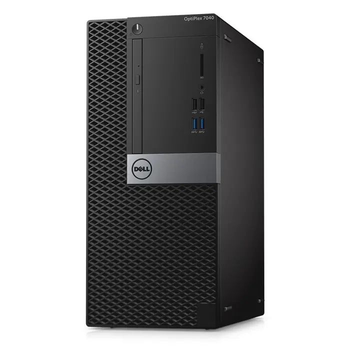 Dell Optiplex 7040 MT; Core i7 6700 3.4GHz/16GB RAM/256GB SSD PCIe;DVD-RW/Intel HD Graphics/Win 10 Pro 64-bit