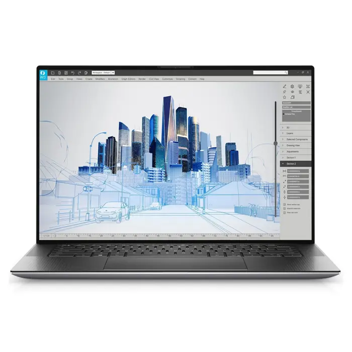 Dell Precision 5550; Core i7 10875H 2.3GHz/16GB RAM/512GB SSD PCIe/batteryCARE+;WiFi/BT/FP/webcam/Q T2000 4GB/15.6 WQUXGA (3840x2400)/backlit kb/Win 11 Pro 64-bit - Premium Obnovljeno