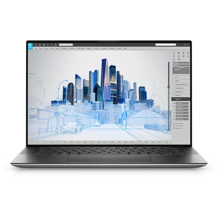 Dell Precision 5560; Core i7 11850H 2.5GHz/32GB RAM/1TB SSD PCIe/batteryCARE;WiFi/BT/FP/webcam/RTX A2000 4GB/15.6  BV(3840x2400)Touch/backlit kb/Win 11 Pro 64-bit