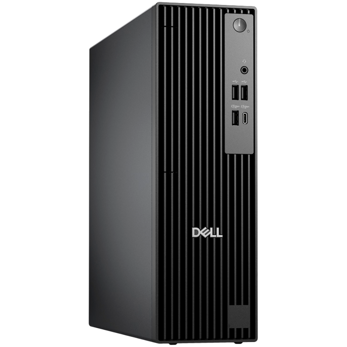 Dell Pro Slim QCS1250, 180W, Intel Core Ultra 5 235 (13 TOPS, 14 Cores up to 5.0 GHz), 8GB (1x8GB) 5600MT/s DDR5, M.2 512GB PCIe, Intel Integrated, Speaker, DP, HDMI, USB-C, 7xUSB-A, RJ-45, Mouse/Kb, 