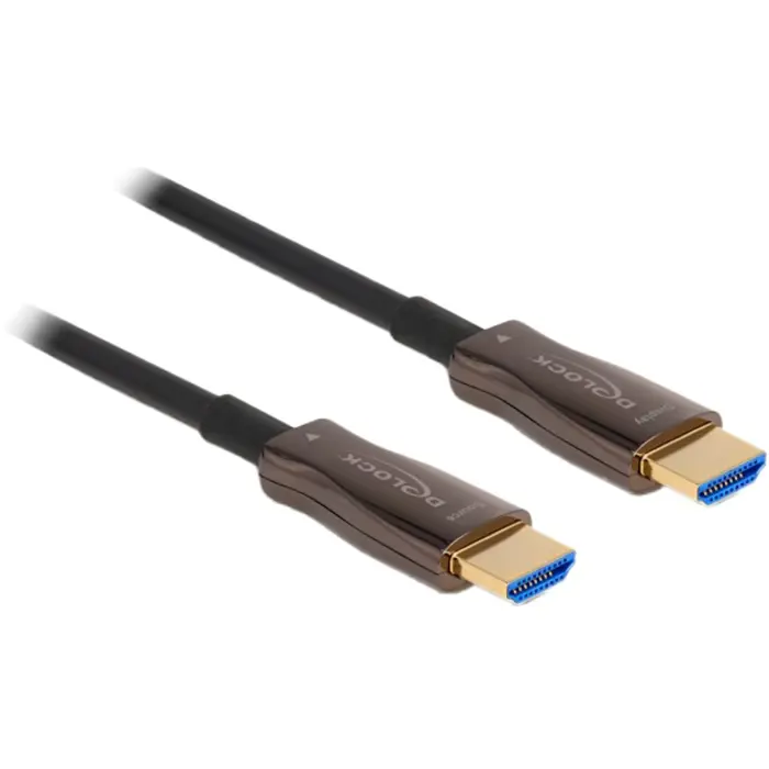 DeLOCK Active Optical HDMI Cable 8k 60Hz black, 10 meters, with metal armoring