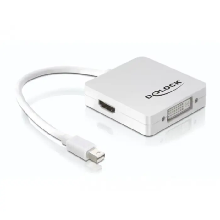 Delock - adapter from DVI DP HDMI on mini DP