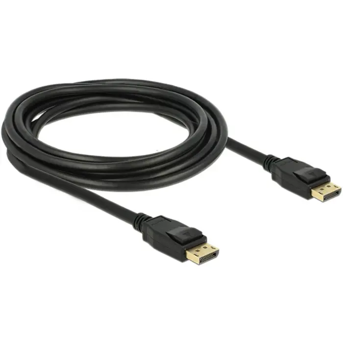 DeLOCK cable DisplayPort 1.2 male > DisplayPort male 4K (black, 3 meters)