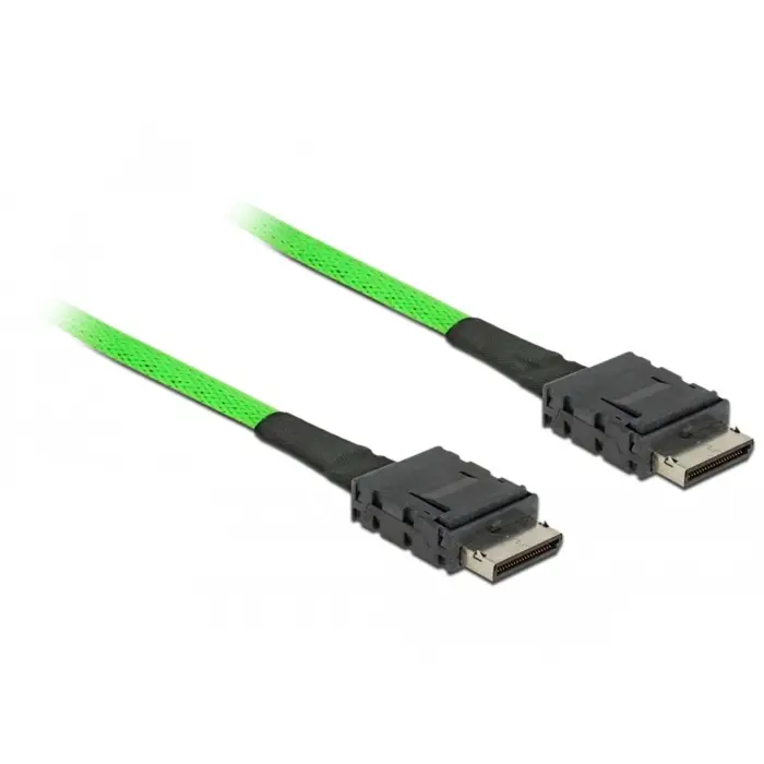 DeLOCK cable OCuLink PCIe SFF-8611 > OCuLink SFF-8611 (light green, 1 meter)