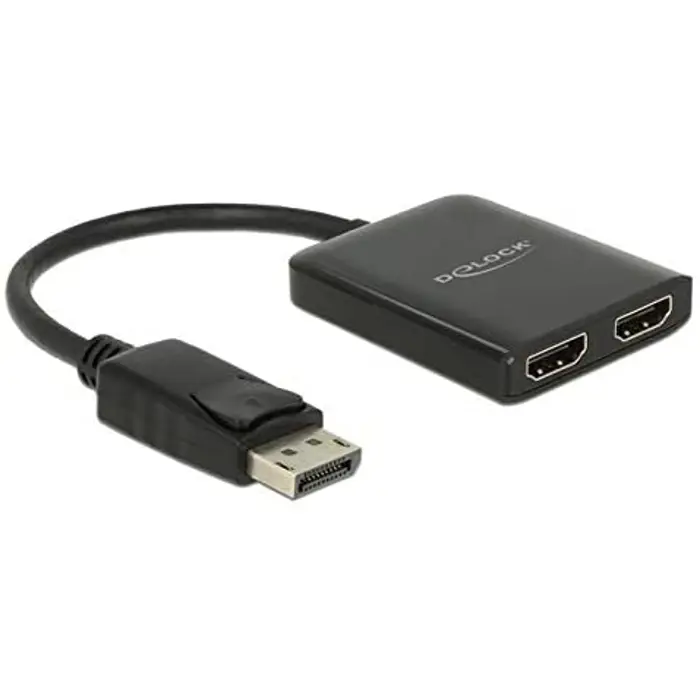 DeLOCK DisplayPort 1.4> 2x HDMI MST splitters, splitters & switches