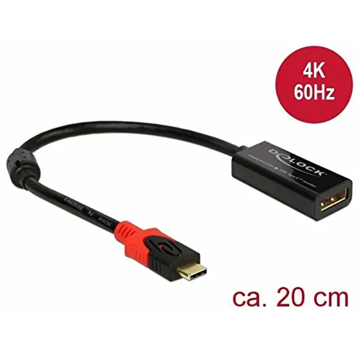 DeLOCK DP Adap. f. C Monitor 4K 60Hz