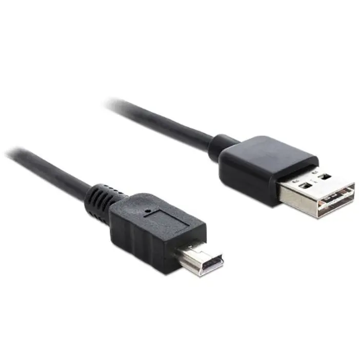 DeLOCK EASY USB 2.0-A > mini USB black 3m - Plug/Plug