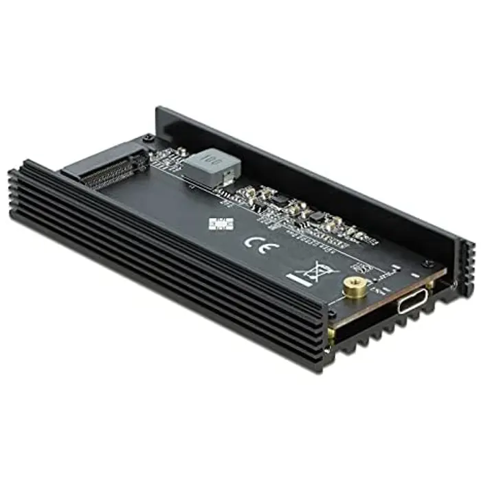 DeLOCK external housing for M.2 NVMe PCIe SSD with SuperSpeed USB 20 Gbps (USB 3.2 Gen 2x2) USB Type-C socket, drive housing