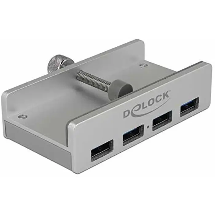 DeLOCK External USB 3.0 4 port hub with locking screw, USB hub