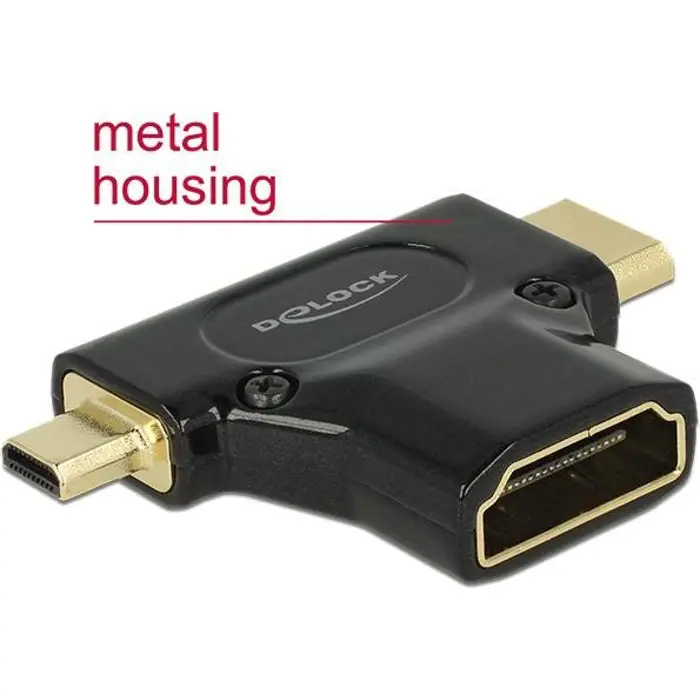 DeLOCK HDMI-A blue -> HDMI-C + HDMI-D St
