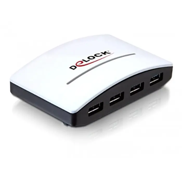Delock HUB 4Port USB 3.0 black/wh