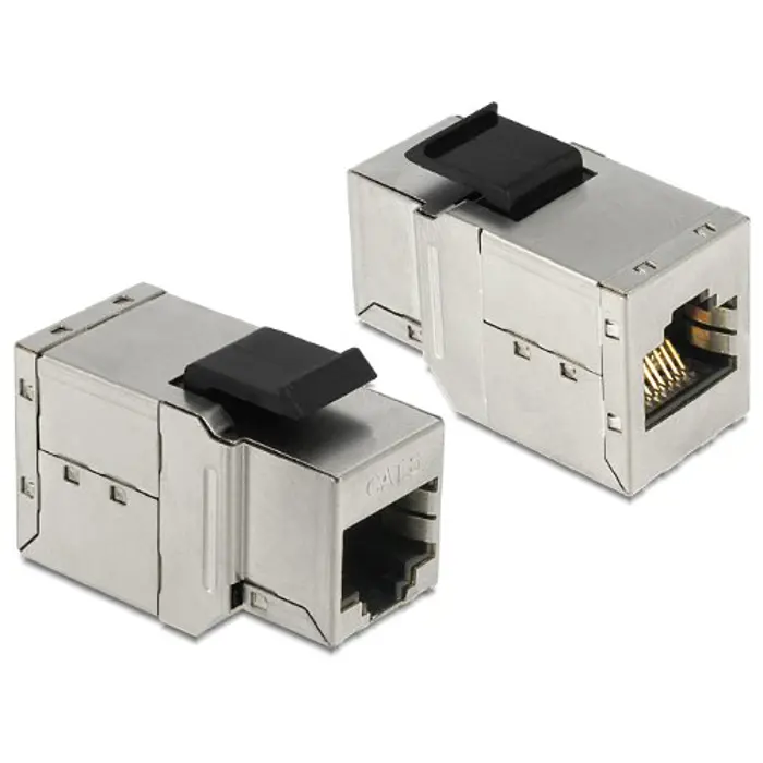 Delock Keystone RJ45 blue-Bu Cat6 metall