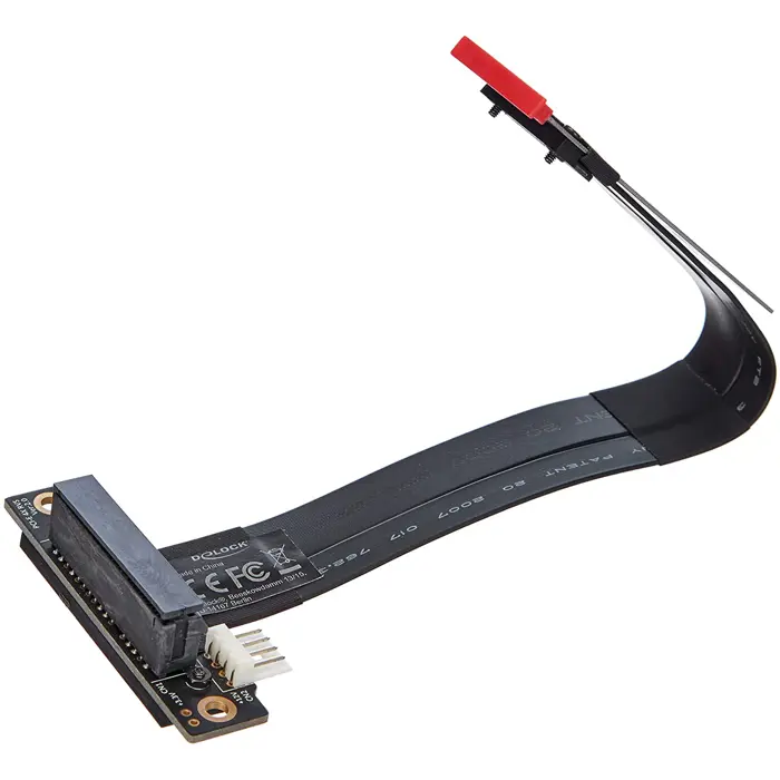 DeLOCK M.2 Key M> PCIe x4 NVMe w. - + 20cm cable