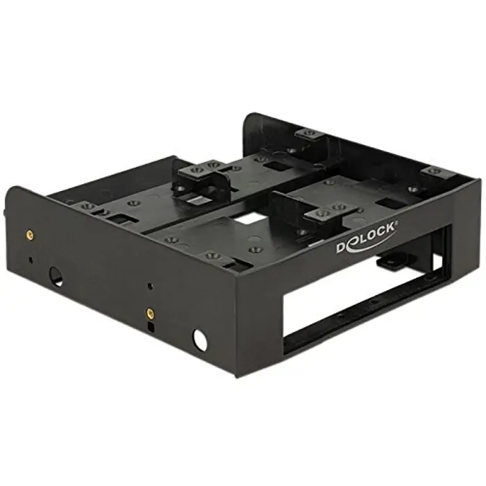 DeLOCK mounting frame 5Ľ 4x2,5" HDD/SSD black