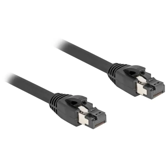 DeLOCK network cable RJ-45 Cat.8.1 S/FTP, up to 40 Gbps (black, 15 meters)