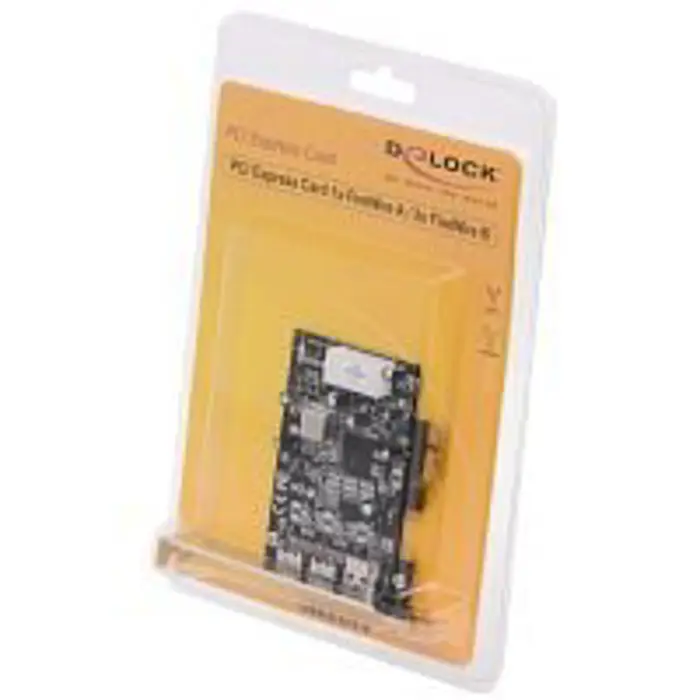 Delock PCI-E Card FireWire 2xB 1xA