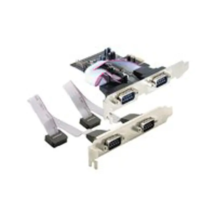 Delock PCI Express Card > 4x serial port