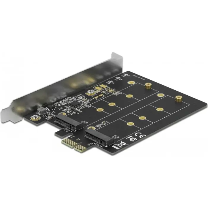 DeLOCK PCI Express x1 card to 2 x internal M.2 Key B, adapter