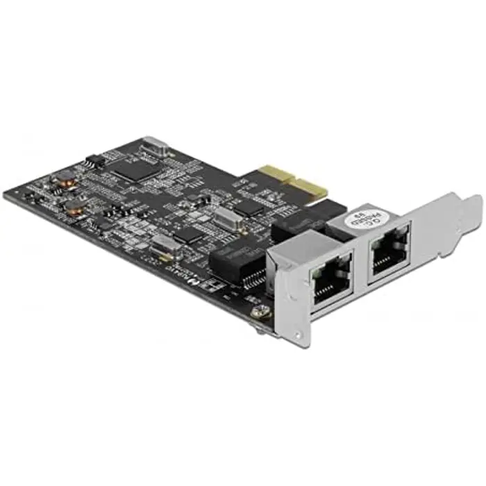 DeLOCK PCI Express x2 Card to 2 x RJ45 2.5 Gigabit LAN RTL8125 LAN Adapter