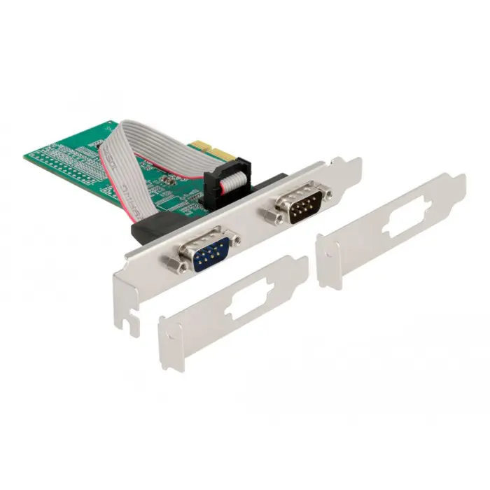 DeLOCK PCIe x1 card to 2x serial RS-232, interface card