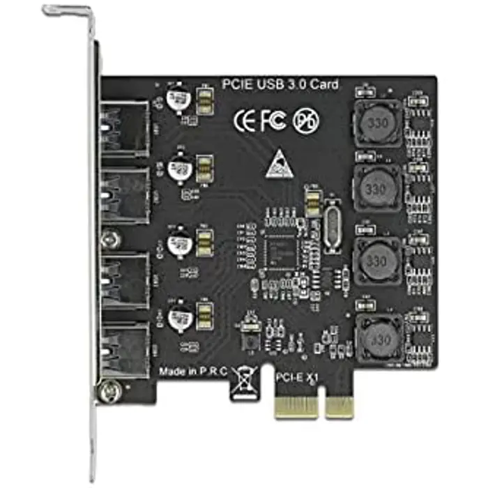 DeLOCK PCIe x1 K 4x ext USB-A BU SS USB - 90509