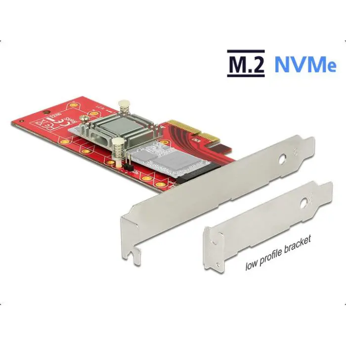 DeLOCK PCIe>1x 110mm w. heatsink - Profile