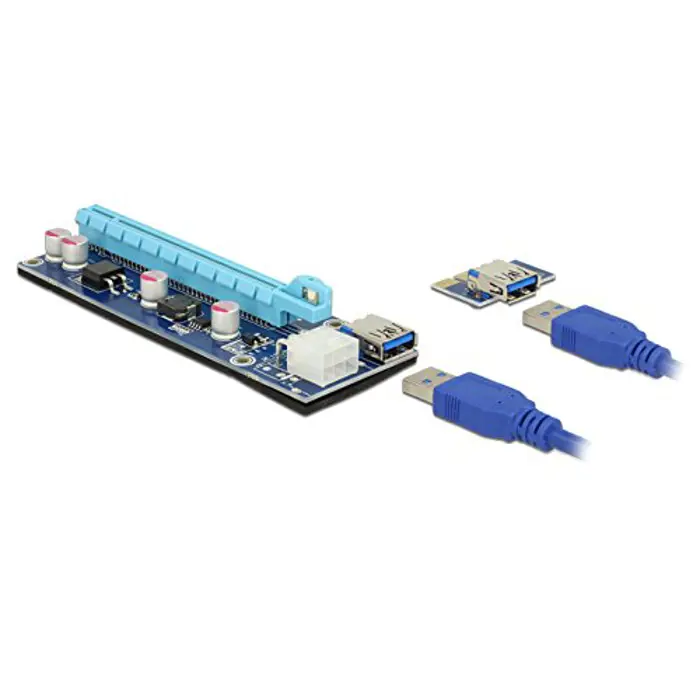 DeLOCK Riser Card PCI x1 > x16 USB
