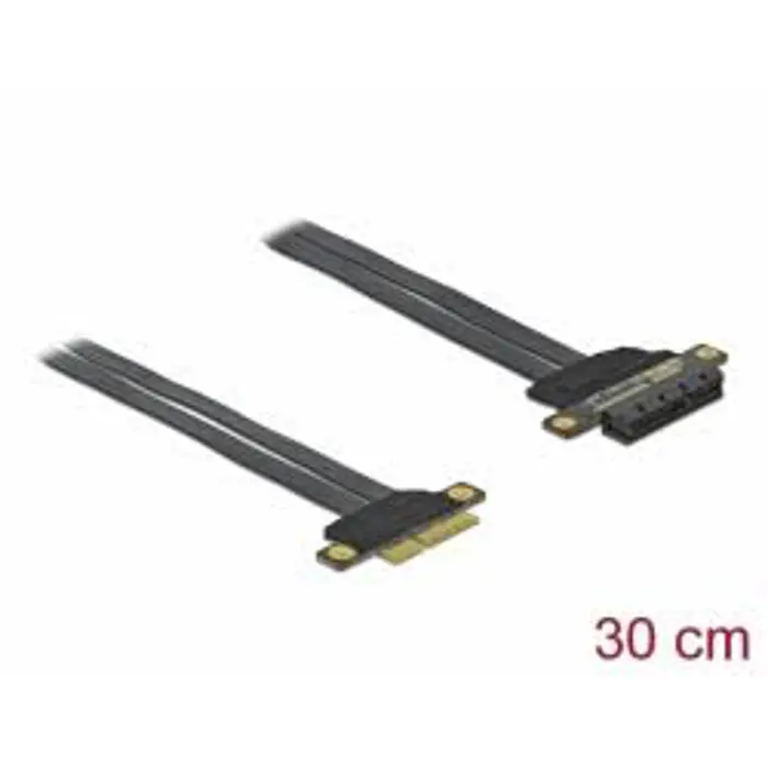 DeLOCK Riser Card PCIe x4> x4 with flexible cable 30cm