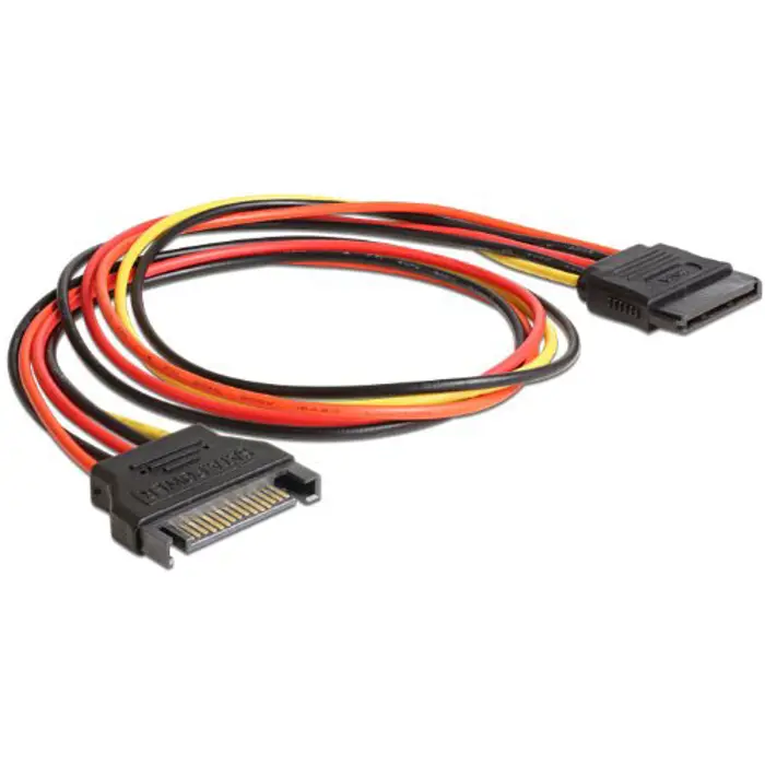 Delock SATA 15p St.->15P blue extension cable50cm