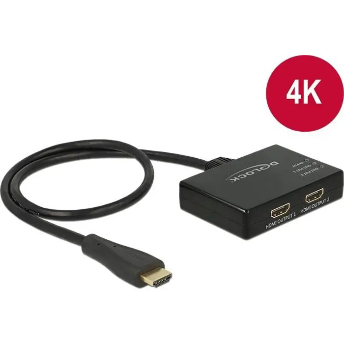 DeLOCK Splitter 1xHDMI in>2xHDMI 4K