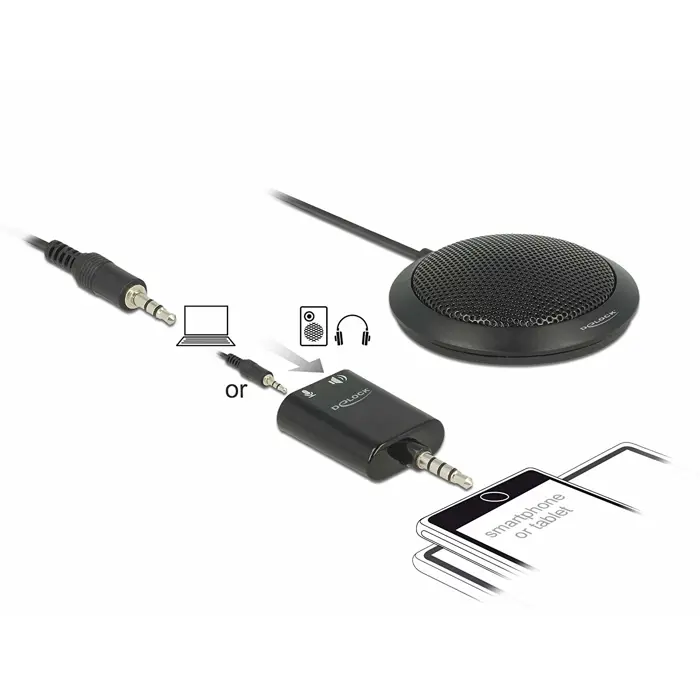 DeLOCK table microphone m. 3.5mm jack - 3 pin