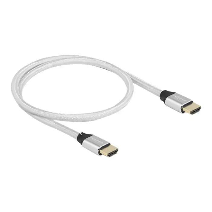 DeLOCK UHS HDMI 48Gbps 8K 60Hz 0.5m silver - 85365