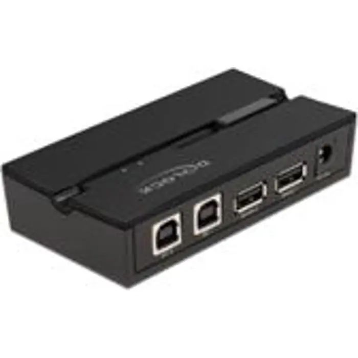 Delock USB 2.0 Switch f. 2 PCs to 2 devices - 11492