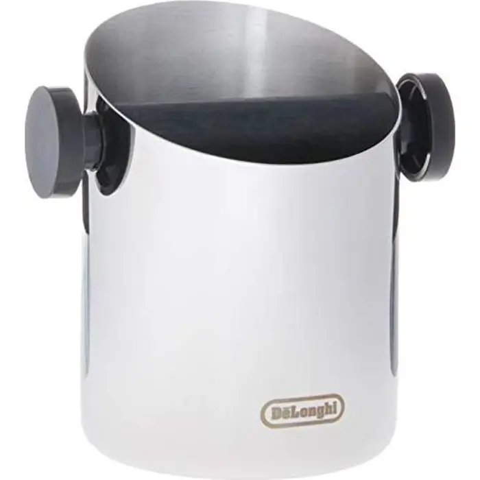DeLonghi knock-out container Knock box DLSC059, container (stainless steel, for portafilter espresso machines)