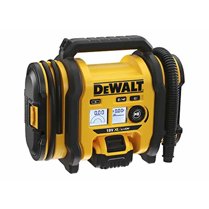 DeWalt cordless compact compressor DCC018N, air pump (yellow / black, without battery and charger, without power supply)